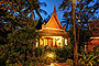 Cottage at night